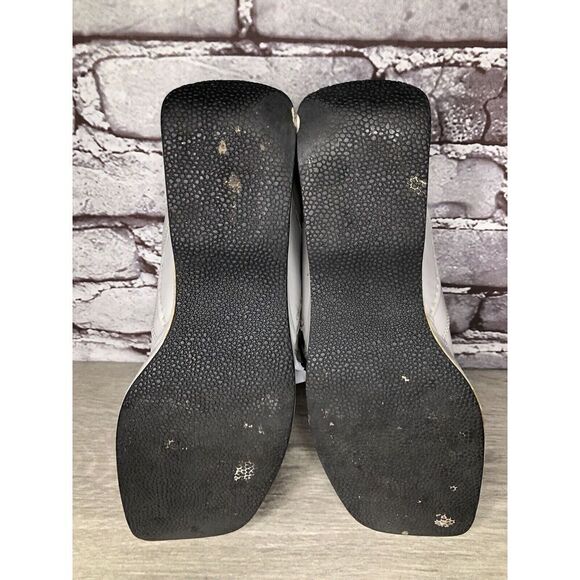 Bagnoli & Bonifacio Ivory Leather Strap Wedge Sandals Women Sz 40EU/9.5M US - Picture 11 of 16